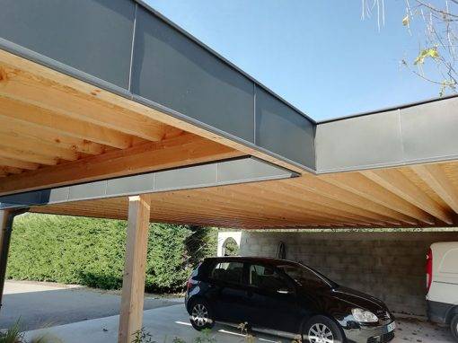 Garage en toit-terrasse pour véhicules
